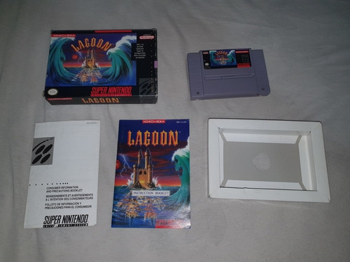 Lagoon Original  Snes Americana Super Nintendo