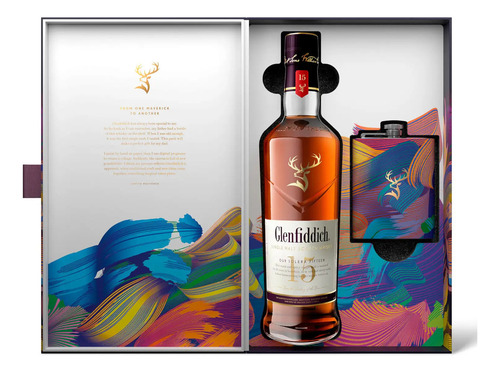 Whisky Scotch Glenfiddich Single Malt 15 Años Escocia botella 750 cc