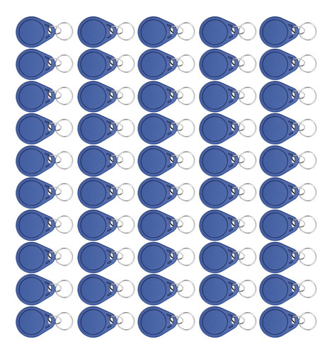 Ic Key Tag, 50 Unidades, Tarjeta Uid Token Chain, 13,56 Mhz,