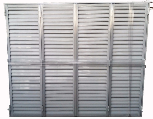 Postigon De Aluminio 200x200 4 Hojas Blanco