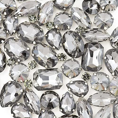 Topfive 120 Piezas De Diamantes De Imitación Para Coser Con
