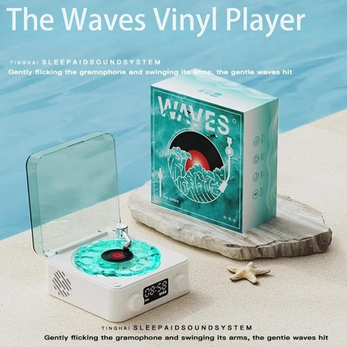 Tocadiscos De Vinilo Bluetooth, Tocadiscos Vintage, Portátil
