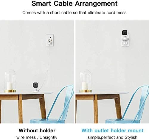 2 Paquete De Parpadeo Mini Enchufe De Montaje En Pared Por H