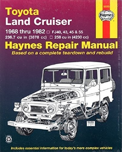 Toyota Land Cruiser Fj40, 43,45, 55 Y 60, '68'82 (manuales D