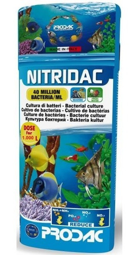 Activador Biológico Para Acuarios Prodac Nitridac X 30 Ml