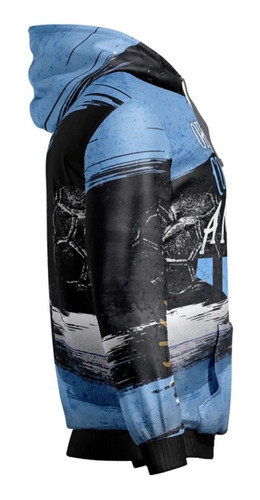 Imagen 4 de 4 de Buzo Hoodie Argentina Mundial Mod 2 Irarte