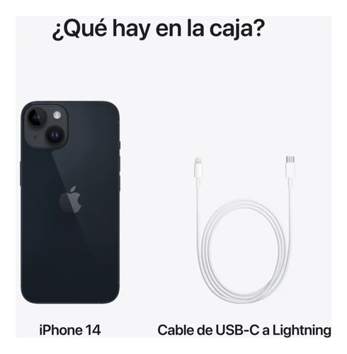 Iphone 14 Apple 128gb Midnight Negro