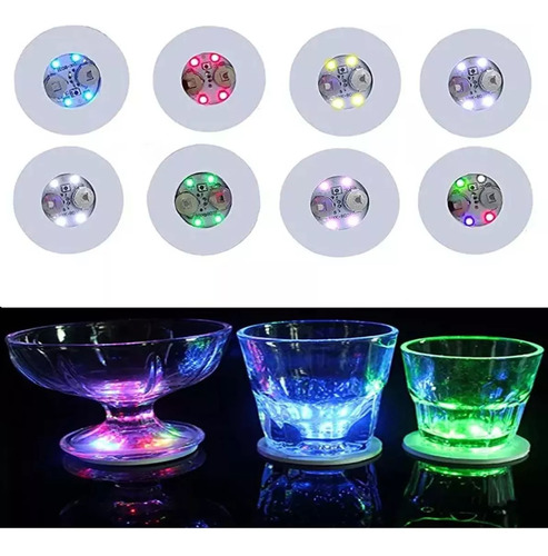 90 Luces Glorificadoras Para Botellas, Pegatinas Led, Posava