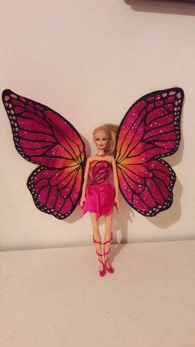 Muñeca Barbie Mariposa Princesa De Las Hadas Original