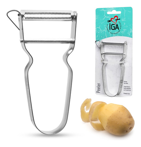 Iga Pelador Para Papas, Peras, Zanahorias, Pepinos, Frutas Y