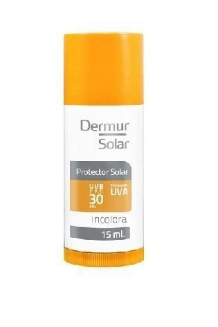 Dermur Solar Barra Incolora 15ml Fps 30