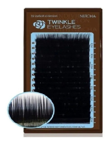 Extensiones De Pestañas Twinkle (mink) Neicha Curva C