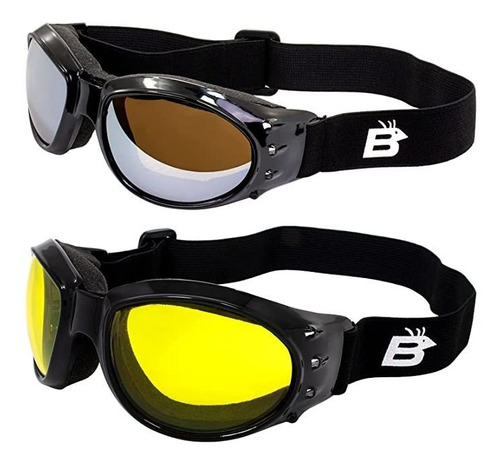 Birdz Eagle Red Baron Style - Gafas De Aire Acolchadas Para.