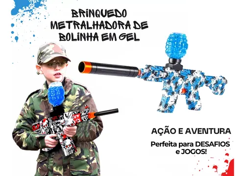 Arminha Elétrica De Bolinhas De Gel Automática De Brinquedo