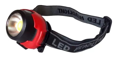 NGT LED linterna frontal cabeza luz blanca y roja (100 lumens)