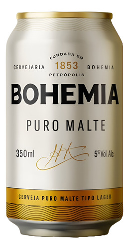 Cerveza Bohemia Puro Malte Brasil