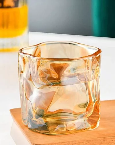 Set de 6 vasos de cristal para agua o refrescos