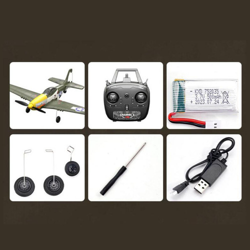 Avião Rc, Avião De Controle Remoto Com De Estabilização,