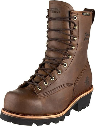 Chippewa  - Botas Impermeables De Encaje A Punta Para Hombr.