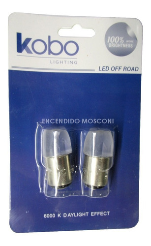 Lamparas Led Kobo 2 Polo 12v 6000k X 2 Unidades