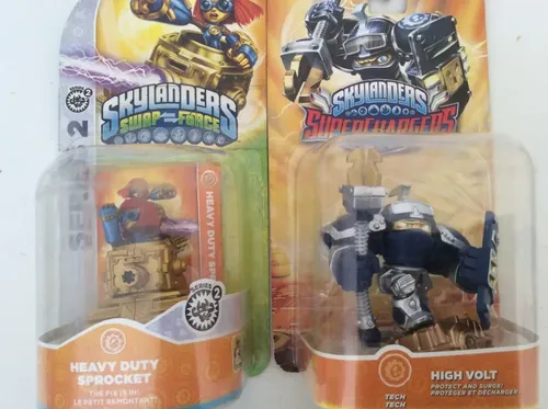 Figurine Skylanders Heavy Duty Sprocket Séries 2 - Occasion, Pour Collection Ou Jeu
