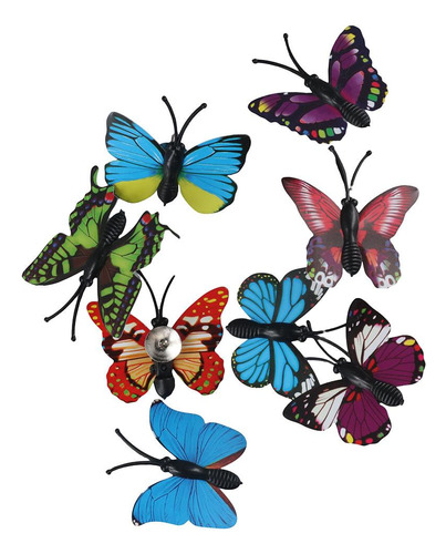 Coloridas Chinchetas Para El Pulgar Con Forma De Mariposa