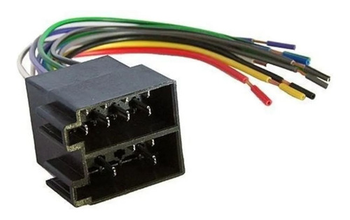 Chicote Plug Conector Iso 16 Vias Universal Macho Multimidia
