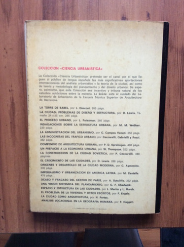 Livro: Introducción Al Urbanismo - H. Mausbach - Gg (Usado)