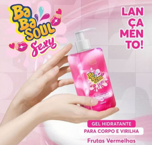 Kit C/24 Gel Hidratante Beijável P Corpo E Virilha Babasoul