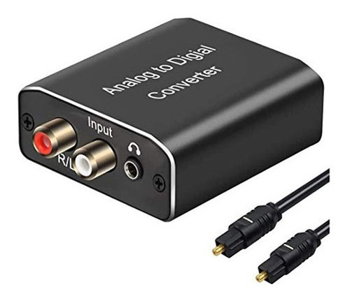 Analog To Digital Audio Converterhdiwousp Aluminum Rca To O