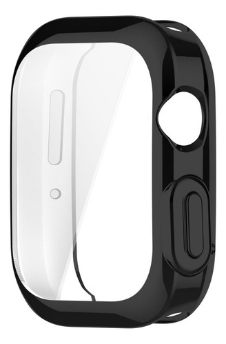 Funda De Reloj De Tpu Galvanizada Negra Para Huawei Watch D2