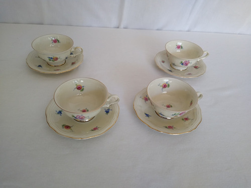 Porcelana Rosenthal 4 Pocillos De Café 