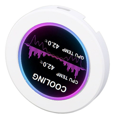 Pantalla Lcd Redonda De 2,1 Pulgadas Con Rotación De 360 Gra
