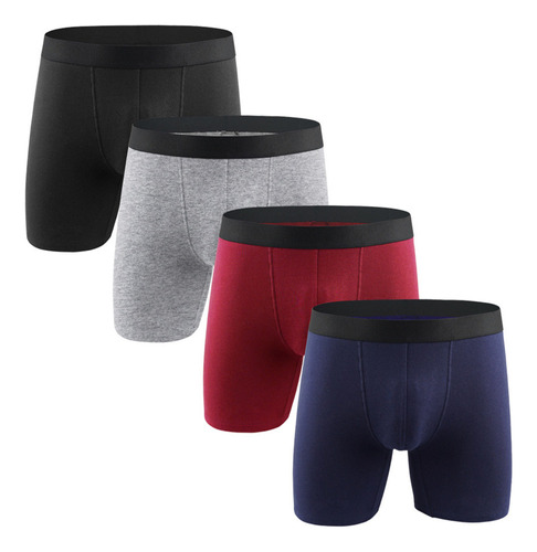 V Underwear Hombre Algodón Gran Talla Grasa Hombre Boxer U 6