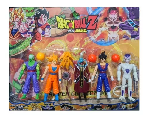 Kit Boneco Dragon Ball Z Action figure Goku, Bills, Majin boo