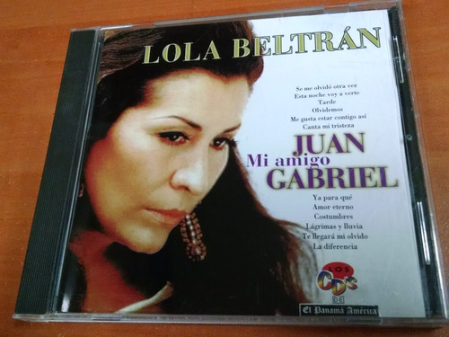 Lola Beltran, Mi Amigo Juan Gabriel, Cd Album Del Año 1998