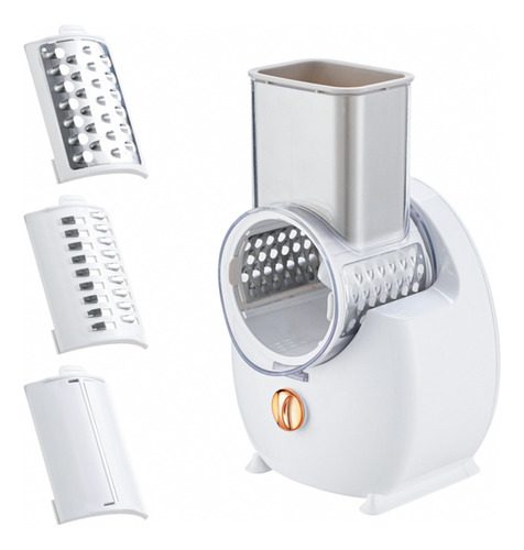 Rallador Eléctrico Grater Control Con Carga De Queso Tipo C