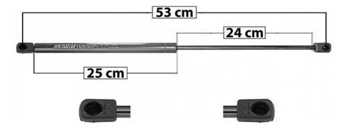 Amortiguador 5ta Puerta Volkswagen Pointer 1997-2009 Der Izq