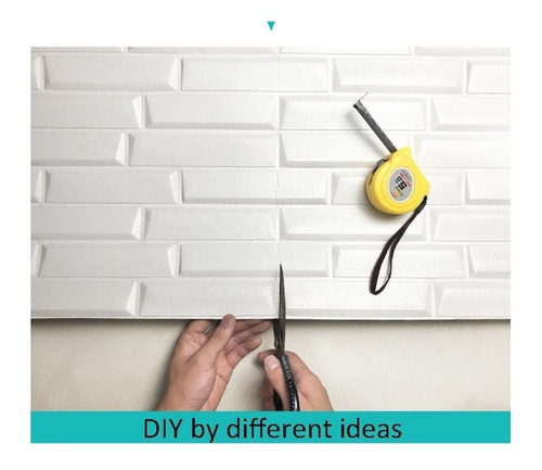 Imagen 6 de 8 de Placa Para Pared Autoadhesiva Revestimiento 3d Diseños