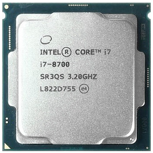 Procesador Intel I7-8700 3.20ghz Lga 1151 8va Generación