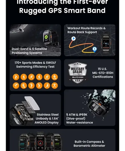 Reloj Inteligente Kospet Tank X2 Ultra Gps Ip69k