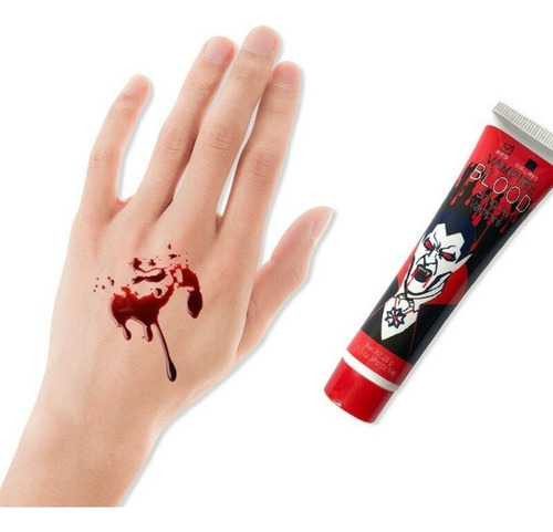 Pack 3 Pinturas Maquillaje Sangre Artificial Halloween