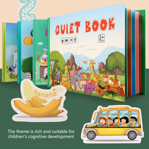 Libro Ocupado Para Que Los Niños Aprendan Habilidades Baby E