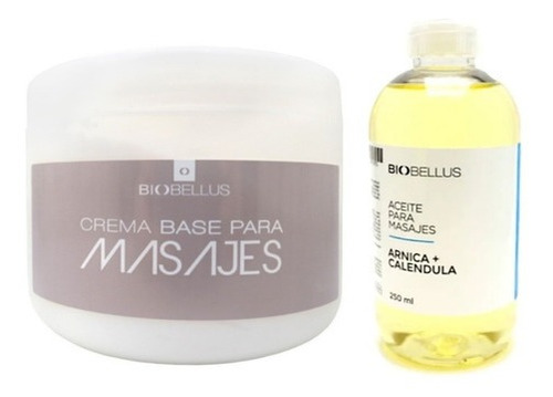 Crema Base 500g + Aceite Jojoba Y Vainilla 250ml Biobellus