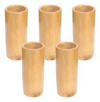 Comprar 5 Tazas De Bambú Para Ventosas, Ventosas Terapéuticas, Sumin