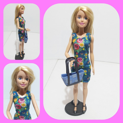 Muñeca Barbie Rubia Año En Cabeza 2013 Y Cuerpo 2015