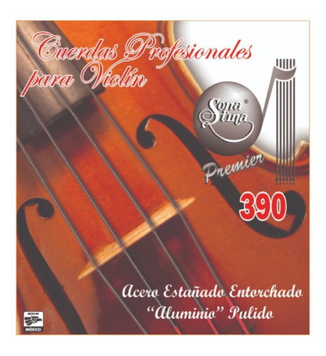 Set De Cuerdas Sonatina 390 P-violin 4-4 3-4