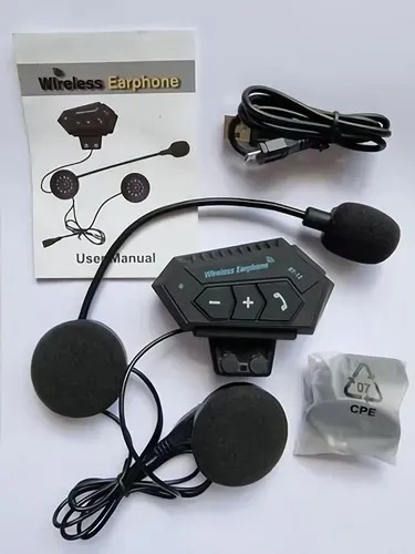 Imagen 4 de 9 de Intercomunicador Bt12 Auriculares Casco Bluetooh