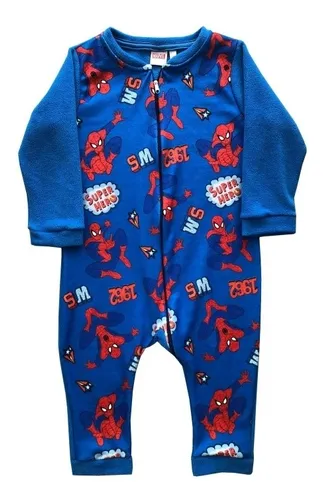 Pijama Entero Ni os Spiderman Talle 4 A 10 Orig. Marvel
