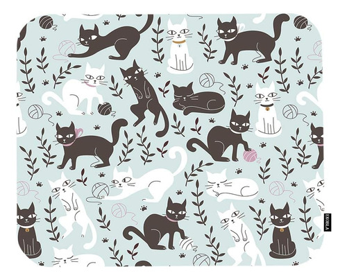 Mouse Pad Ekobla 24x20cm Antideslizante Diseno Gatos